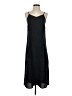 Unbranded Solid Black Casual Dress Size XXS - photo 1