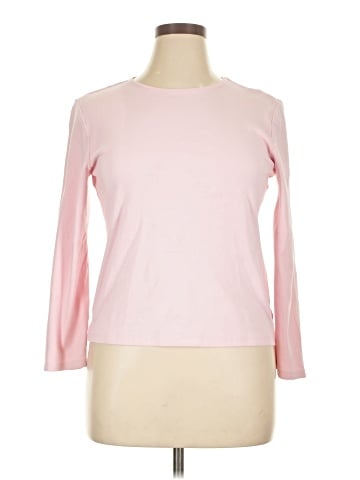 Liz Claiborne 3/4 Sleeve T-Shirt (view 1)