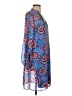 CAbi Paisley Blue Casual Dress Size XS - photo 4