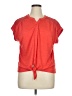 Cable & Gauge Red Short Sleeve Top Size XL - photo 1