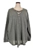 Torrid Gray Long Sleeve Henley Size 4X Plus (4) - photo 1