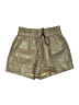 Assorted Brands Metallic Gold Khaki Shorts Size M - photo 1