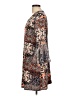 MSK Paisley Brown Casual Dress Size L (petite) - photo 5
