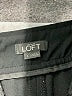 Ann Taylor LOFT 100% Polyester Solid Black Casual Pants Size L - photo 7