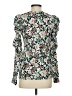 Ann Taylor LOFT Silver Green Long Sleeve Blouse Size XS - photo 2