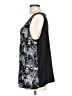 Peter Nygard Silver Black Sleeveless Top Size L - photo 5
