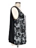Peter Nygard Silver Black Sleeveless Top Size L - photo 4
