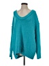 Unbranded Solid Teal Pullover Sweater Size S - photo 1