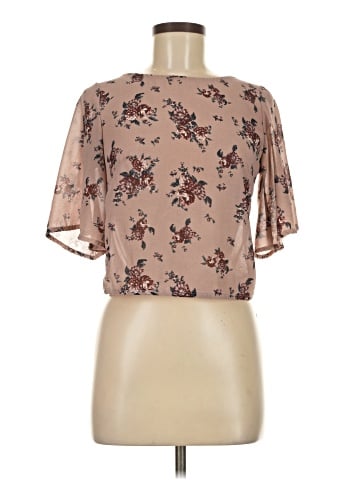 Don't Ask Why Short Sleeve Blouse (view 1)