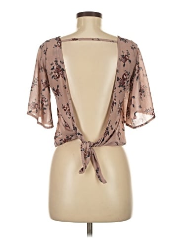 Don't Ask Why Short Sleeve Blouse (view 2)