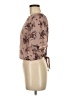 Don't Ask Why Tan Short Sleeve Blouse One size - photo 5