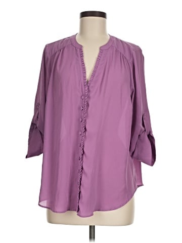 Torrid 3/4 Sleeve Blouse (view 1)