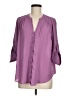Torrid 100% Polyester Purple 3/4 Sleeve Blouse Size Med Plus (00) - photo 1