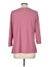 Assorted Brands Pink 3/4 Sleeve Top Size L - photo 2