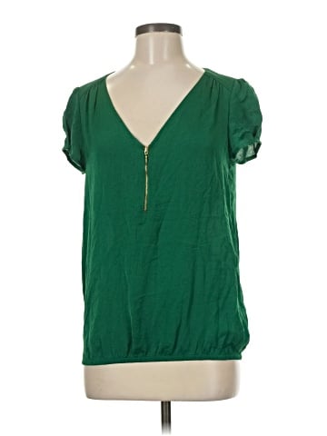 Zara Basic Short Sleeve Blouse (view 1)