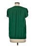 Zara Basic 100% Polyester Green Short Sleeve Blouse Size M - photo 2