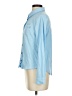 Martha Stewart Color Block Blue Long Sleeve Blouse Size XS - photo 5