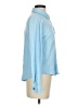 Martha Stewart Color Block Blue Long Sleeve Blouse Size XS - photo 4