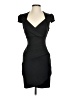 Guess Solid Black Cocktail Dress Size 2 - photo 1