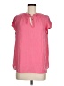 Maison d' Amelie 100% Polyester Pink Short Sleeve Blouse Size M - photo 1