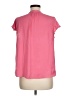 Maison d' Amelie 100% Polyester Pink Short Sleeve Blouse Size M - photo 2