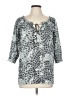 Sauci Gray 3/4 Sleeve Blouse Size L - photo 1