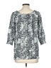 Sauci Gray 3/4 Sleeve Blouse Size L - photo 2