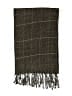 Tickled Pink 100% Acrylic Houndstooth Brown Green Scarf One size - photo 2