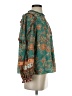 Current Air 100% Polyester Teal Long Sleeve Blouse Size XS - photo 4