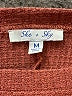 She + Sky Solid Brown Casual Dress Size M - photo 7