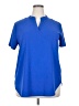Unbranded Blue Short Sleeve Blouse Size XXL (estimated) - photo 1