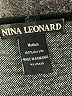 Nina Leonard 100% Acrylic Argyle Black Kimono Size M - photo 7