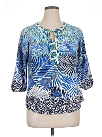 New Directions 3/4 Sleeve Blouse (view 1)