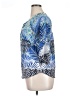 New Directions 100% Polyester Blue 3/4 Sleeve Blouse Size XL (petite) - photo 5