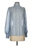 H&M Blue Long Sleeve Blouse Size XS - photo 1