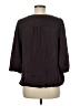 Ann Taylor LOFT 100% Polyester Black 3/4 Sleeve Blouse Size M - photo 2