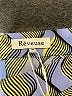 Reveuse 100% Polyester Chevron-herringbone Blue Casual Pants Size M - photo 6