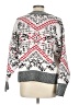 a.n.a. A New Approach Print Silver Pullover Sweater Size L (petite) - photo 2