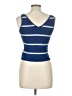 Happily Grey 100% Nylon Blue Tank Top Size L - photo 2