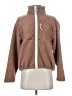 Active by Old Navy 100% Polyester Solid Brown Faux Fur Jacket Size XS - photo 1