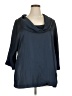 Theme 100% Polyester Blue 3/4 Sleeve T-Shirt Size 1X - photo 1
