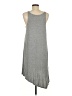 BCBGeneration Solid Gray Casual Dress Size M - photo 2