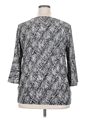 Jones Studio 3/4 Sleeve Blouse (view 2)