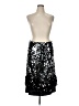 DKNY 100% Polyester Silver Black Formal Skirt Size XL - photo 1