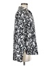Halogen 100% Polyester Paisley Silver Long Sleeve Blouse Size M - photo 4