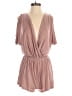 Sun & Shadow Solid Pink Romper Size S - photo 1