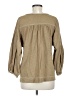 Wrap Tan 3/4 Sleeve Blouse Size 6 - photo 2