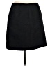 Classiques Entier Chevron-herringbone Black Wool Skirt Size 6 - photo 2