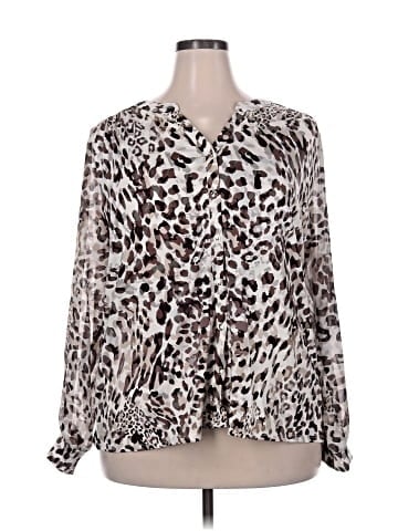 Perseption Concept Long Sleeve Blouse (view 1)