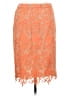 Alice + Olivia 100% Polyester Orange Casual Skirt Size 8 - photo 1